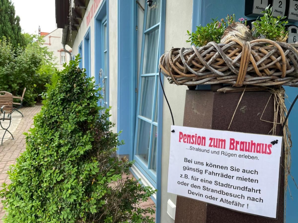 Pension Zum Brauhaus Stralsund Exterior photo